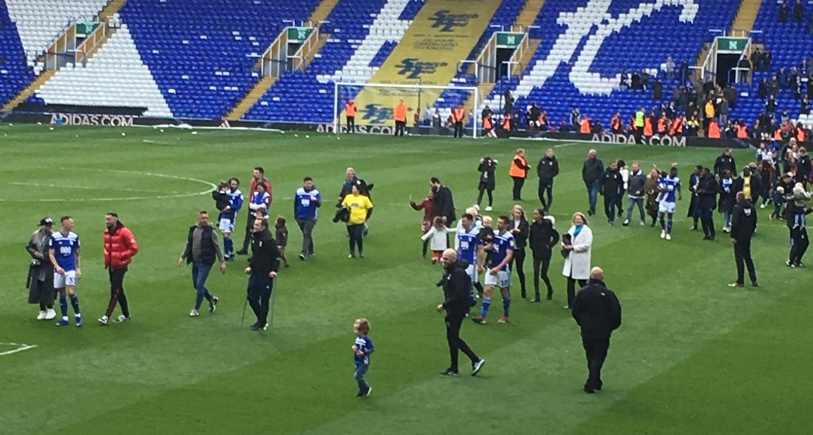 Lap of appreciation efter matchen